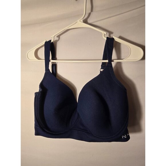 Nautica Intimates Navy Bra Womens Underwire Size 38DD Comfortable - Picture 1 of 3